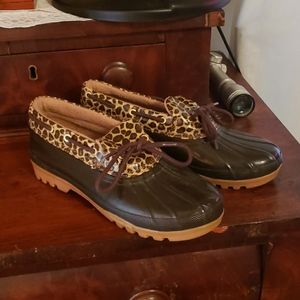 Sperry Leopard Duck Shoe Topsider